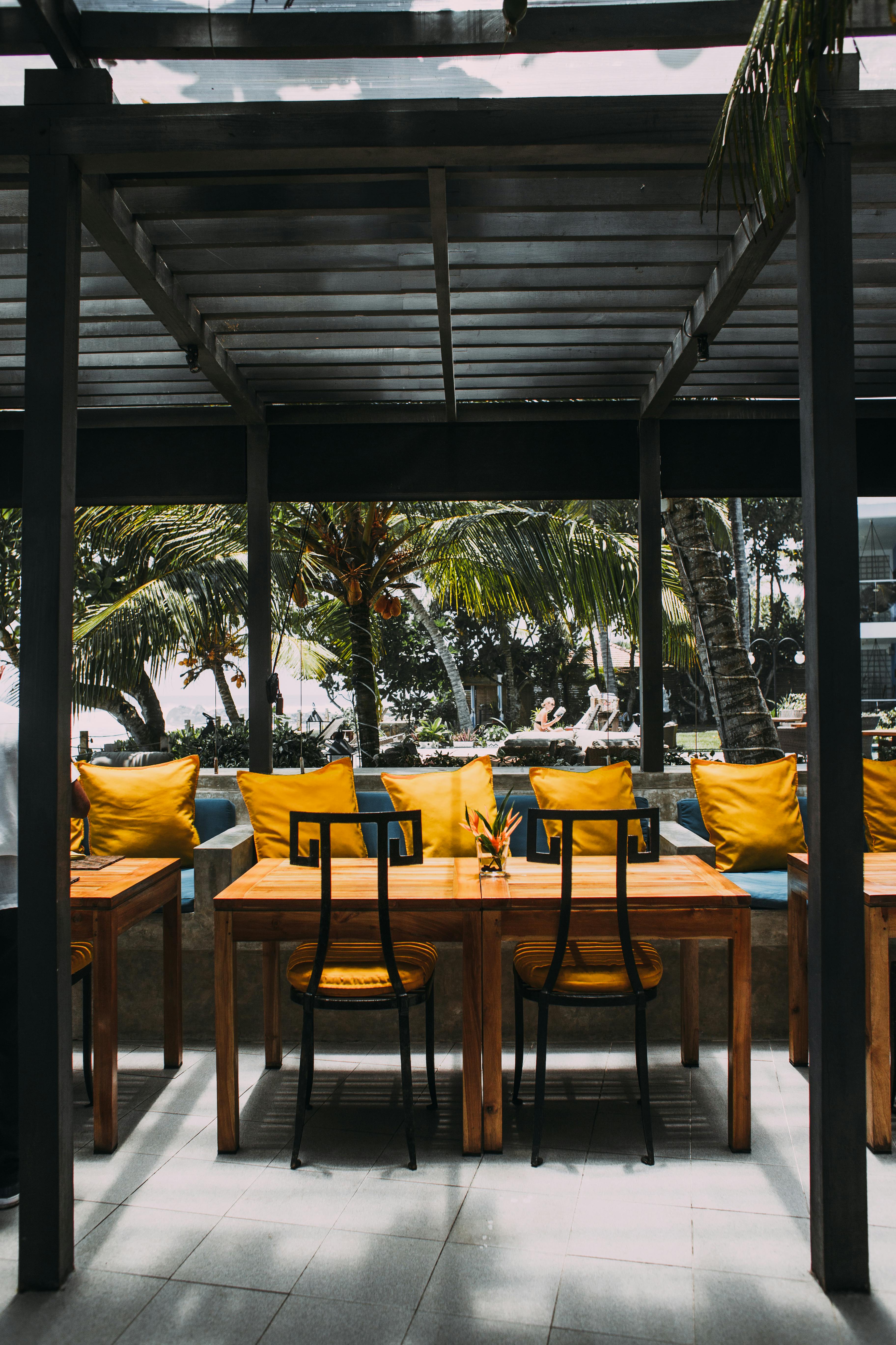 Inviting outdoor seating area of our restaurant